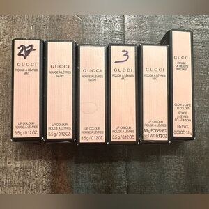 Gucci Cream Lipstick - Luxurious Matte Finish (EACH)